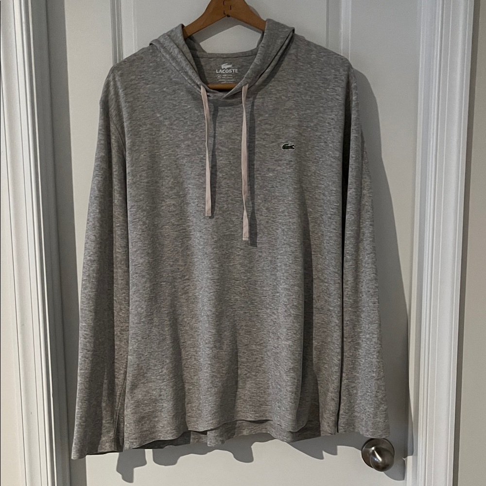 Lacoste Men's Gray Hoodie